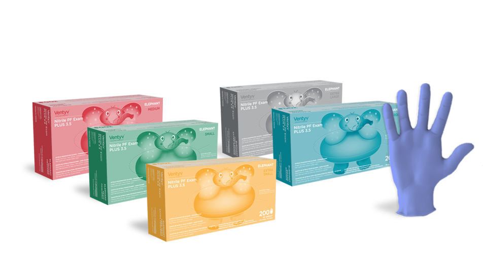 Nitrile Powder-Free Plus 3.5 (Elephant)